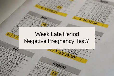 Late Period and Negative Pregnancy Test: What To .